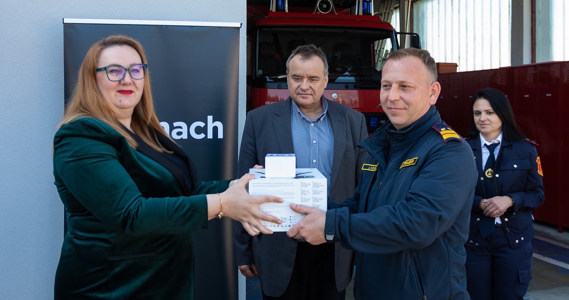 Donacija drona Javnoj vatrogasnoj postrojbi Grada Čazme za nadolazeću protupožarnu sezonu